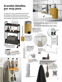 Catálogo IKEA Página 9: Enudden - estante de pared con 3 ganchos 6€ €6,00, Enudden - portarrollos €4,00