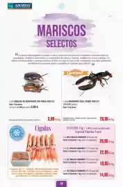 Folleto Abordo Página 10: Cigalas grandes €18,95, Cigalas €14,95
