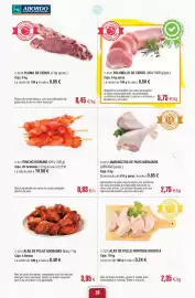 Folleto Abordo Página 26: Pluma de cerdo €8,45, Solomillo de cerdo €5,75