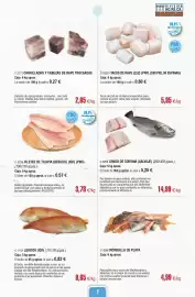 Folleto Abordo Página 5: Loritos €8,65, Carrilladas y cabezas de rape troceadas €2,65
