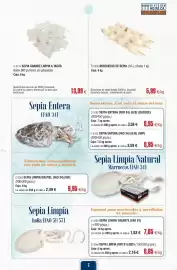 Folleto Abordo Página 7: 51 - sepia limpia €1,53, Brochetas de sepia €5,99