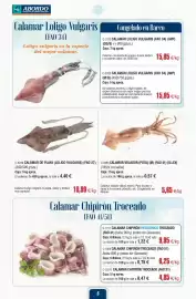 Folleto Abordo Página 8: Perfecto - calamar loligo €15,95, Barco - calamar loligo vulgaris €15,95