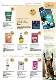 Catálogo El Corte Inglés Página 13: My little Friandise snack para gatos €1,59, Moments Calm crunchy €2,39