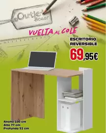 Catálogo Outlet Hogar Página 1: Escritorio reversible €69,95