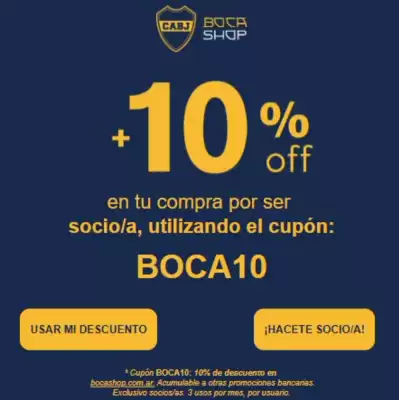 Boca Shop (válido hasta 24-09)