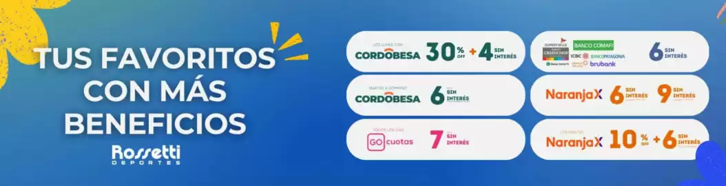 Catálogo Rossetti Deportes Página 1