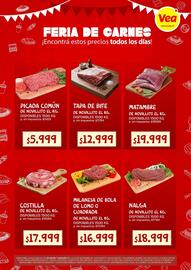 Catálogo Supermercados Vea Página 2: Costilla de novillito €17.999,00, Milanesa de bola de lomo o cuadrada €16.999,00