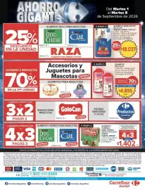 Folleto Carrefour Market semana 36 Página 20: Dog chow alimento húmedo para perros adultos pouch sabor carne/arroz €1.402,00