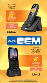 Folheto Lojas Cem Página 85: Celular multilaser vita com base p9225 €318,00