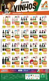 Folheto Atacadão semana 36 Página 1: Vinho Português Calamares Rosé €29,90, Vinho Português Alecrim Vários tipos €26,90