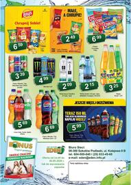 Eden gazetka Strona 4: Pepsi, Mirinda, 7Up, Mountain Dew €3,39, Coca Cola, Fanta, Sprite €5,69