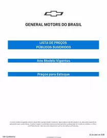 Catálogo Chevrolet Página 1