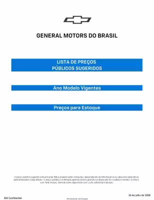 Chevrolet (válido até 2-12)