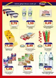 Primus gazetka Strona 2: Lody Kostka Śnieżna €2,49, Warzywa na patelnie Wybrane smaki €5,89