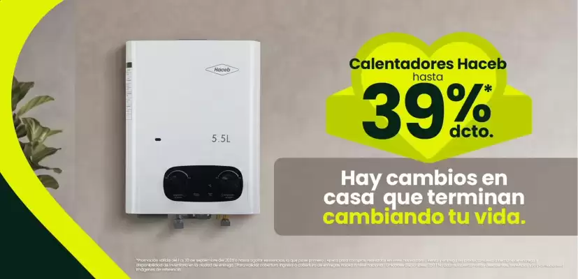 Haceb (válido hasta 30-09)