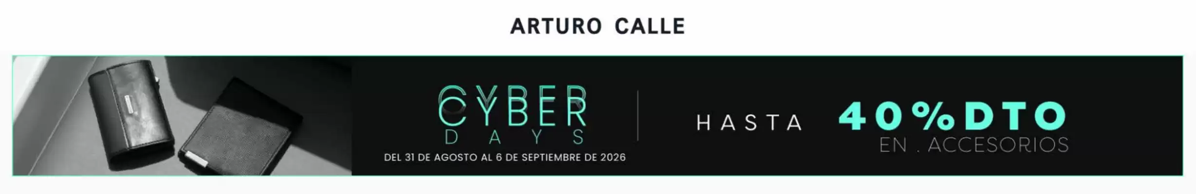 Arturo Calle (válido hasta 8-09)