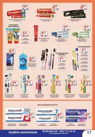 AT gazetka Strona 17: Szczoteczka do zębów Rebi-Dental €1,69, Płyn do płukania ust White Fresh €6,55