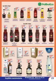 AT gazetka Strona 23: Sok z brzozy bez cukru €12,84, Sok z Granatu Naturo €11,02