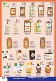 AT gazetka Strona 26: Erytrytol Natural life €23,99, Płatki owsiane górskie BIO €4,94