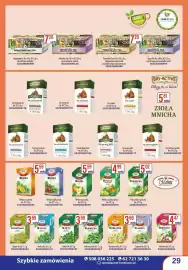 AT gazetka Strona 29: Melisa z pomarańczą €4,99, Pokrzywa z gruszką €5,02