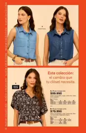 Catálogo Leonisa Página 22: Blusa manga corta €79.990,00, Blusa manga sisa €99.990,00