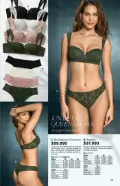 Catálogo Leonisa Página 49: D. brazilera €37.990,00, Lace trimmed panties €29,99