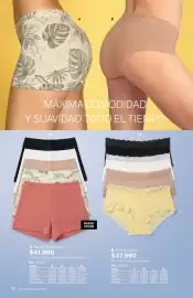 Catálogo Leonisa Página 60: B. panty hipster €37.990,00, Panty boxer corto €41.990,00
