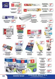 AT gazetka Strona 16: Folia do żywności €9,41, Ścierka mikrofibra Frotte €5,25