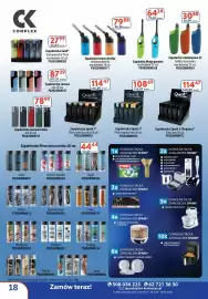 AT gazetka Strona 18: Zapalarka teleskopowa Z5 €37,99, Zapalniczka żarowa €87,29