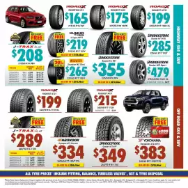 Bob Jane T-Marts catalogue Page 3: Bridgestone Dueler H/P Sport €479,00, Hankook Dynapro AT2 Xtreme €256,75