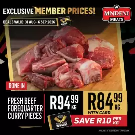 Bluff Meat Supply catalogue week 36 Page 2: Fresh Beef Forequarter Curry Pieces €84,99