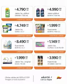 Catálogo El Milagro Mayorista semana 36 Página 20: Borita suavizante €8.490,00, Borita suavizante €1.999,00