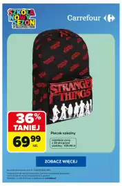 Carrefour gazetka tydzień 36 Strona 7: Plecak szkolny Stranger Things €69,99