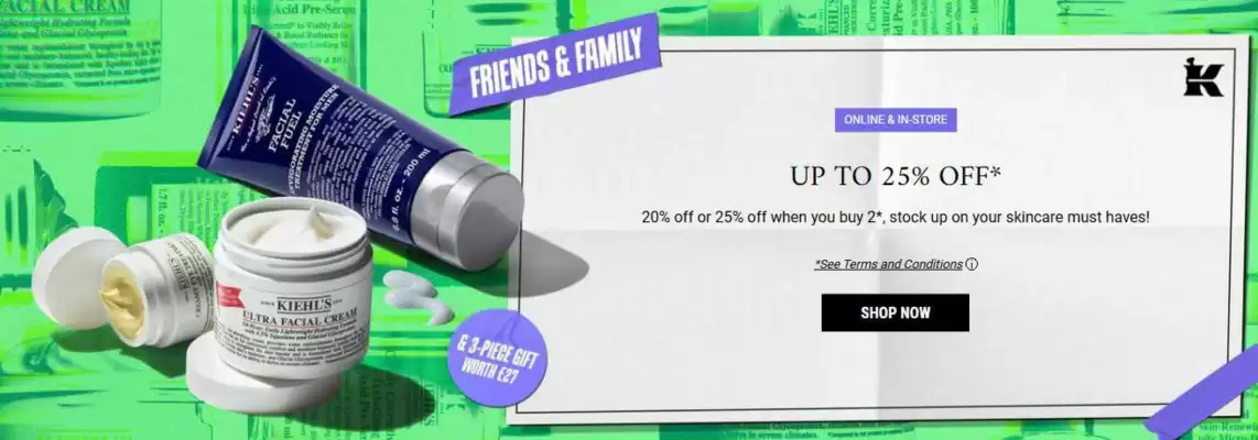 Kiehl's (valid until 16-09)