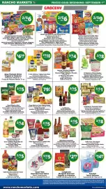 Rancho Markets weekly ad week 36 Page 3: Good Time Assorted Foam Plates €5,00, Valentina Red Label Hot Sauce €5,00