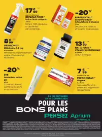 Catalogue Aprium Pharmacie page 2: SVR Sebiaclear active gel €7,99, GRANIONS MÉLATONINE €8,99