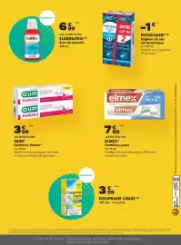 Catalogue Aprium Pharmacie page 6: GUM Dentifrice Paroex €3,99, PHYSIOMER Hygiène du nez €1,00