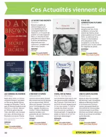 Catalogue France Loisirs page 22: Elisabeth George UNE SI LENTE AGONIE €18,30, Gillian McAllister L'Instant d'après €19,10