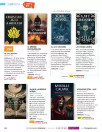Catalogue France Loisirs page 26: Christian Jacq LE LOTUS D'OR €17,15