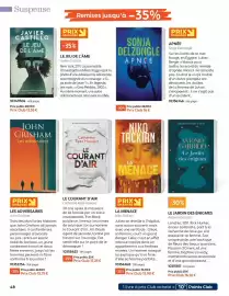 Catalogue France Loisirs page 48: Catherine Ryan Howard LE COURANT D'AIR €17,25, Niko Tackian La Menace €13,90