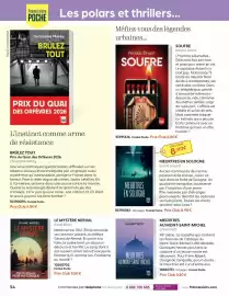 Catalogue France Loisirs page 54: Gérard Larpent MEURTRES EN SOLOGNE €8,90, POCHE BRÛLEZ TOUT €9,90