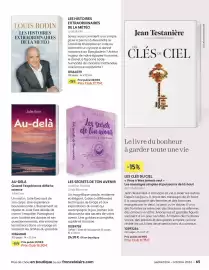 Catalogue France Loisirs page 65: Jean Testanière LES CLÉS DU CIEL €17,75
