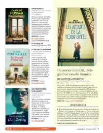 Catalogue France Loisirs page 7: Didier Cornaille Le Bistrot d'Anselme €19,90, CAROLINE HUSSAR Heurtevents €18,90