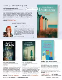 Catalogue France Loisirs page 9: Lou Jackin Qui de nous deux €19,90, Cathy Glass Une Famille Déchirée €19,90
