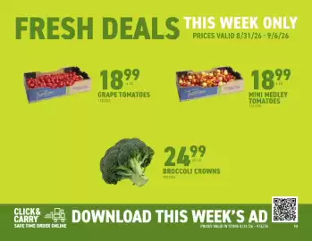 US Foods Chef's Store weekly ad week 36 Page 1