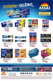 Encarte Assaí Atacadista Página 1: Bombons favoritos lacta €11,99, Chocolate recheado lacta sabores €7,99