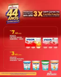 Catálogo Supermercado Precito semana 36 Página 14: Bebida láctea vigor sabores €7,49, Iogurte danone sabores €3,49