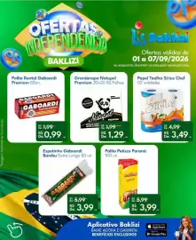 Catálogo Supermercados Baklizi semana 36 Página 2: Papel Toalha Sirius Chef €3,49, Grardanapo Natupel Premium €1,29