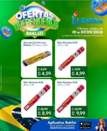 Catálogo Supermercados Baklizi semana 36 Página 3: Rolo Alumínio Grill €4,99, Saco de Lixo Pro Lixo €4,59
