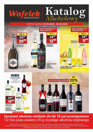 Wafelek gazetka | Alkohole Strona 4: Wino musujące Martini Asti €29,99, Cydr Lubelski cytrynowy €11,99